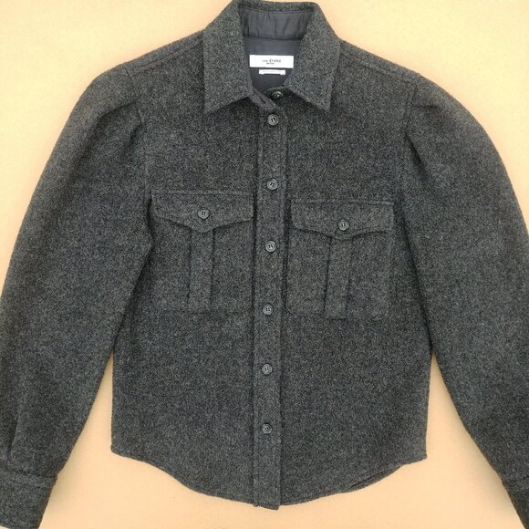 Isabel Marant Gray Wool Jacket - Picture 3 of 15